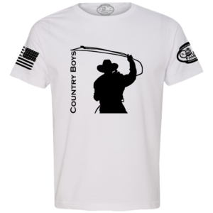 Roping Cowboy Graphic Tee - Front