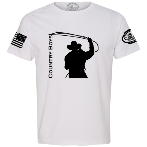 Roping Cowboy Graphic Tee - Front