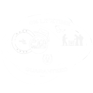 Country Rough Guarantee Logo - White